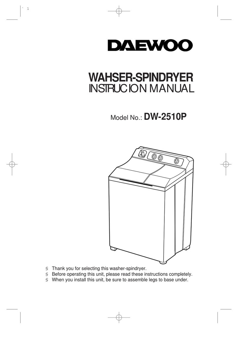 Daewoo DW-2510P User manual