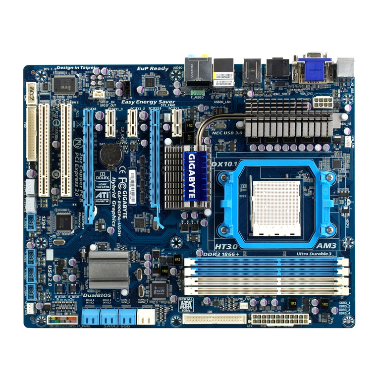 Gigabyte GA-890GPA-UD3H User manual