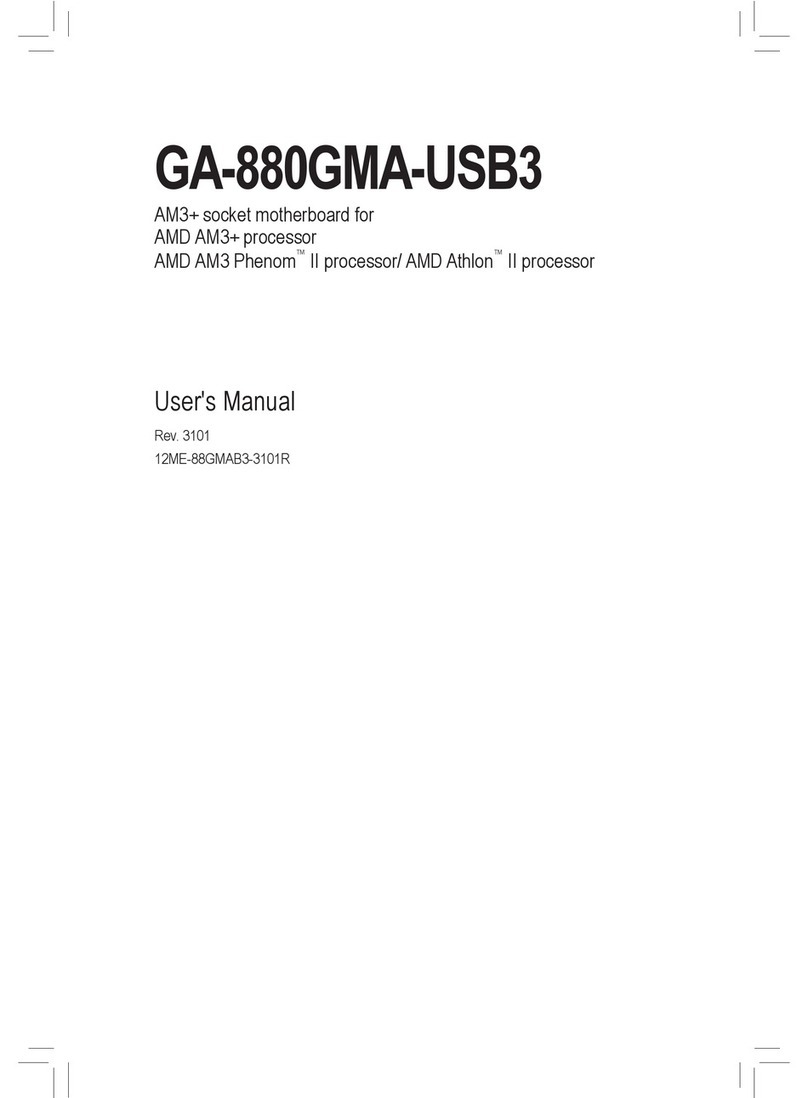 Gigabyte GA-880GMA-USB3 User manual