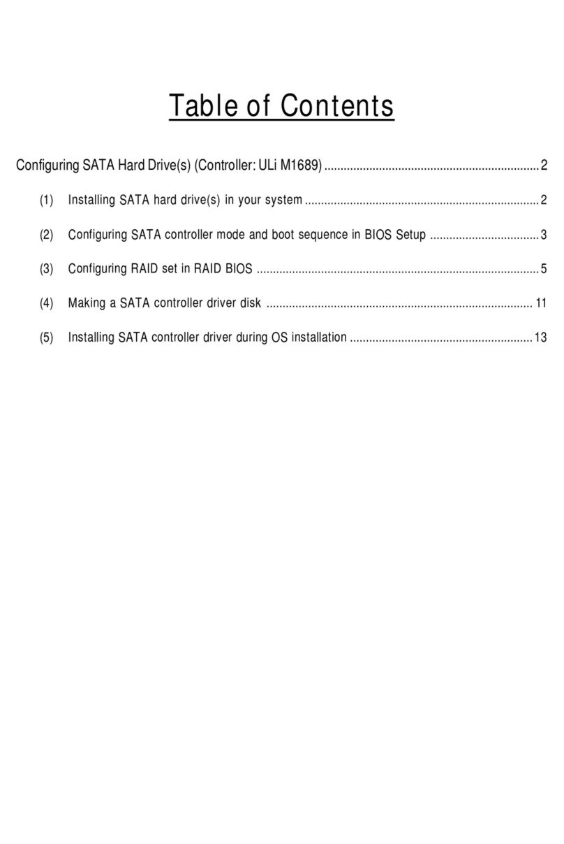 Gigabyte ULi M1689 User manual