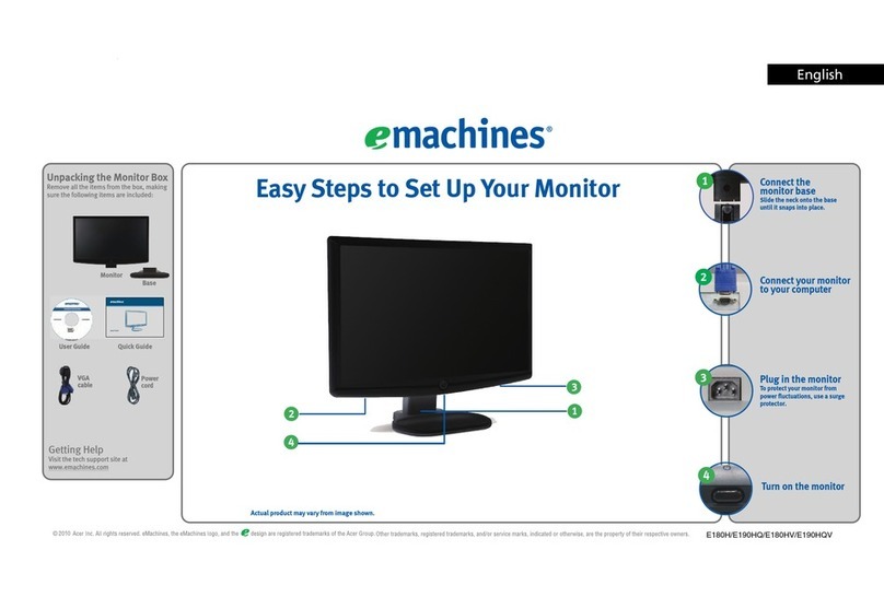 eMachines E180HV User manual