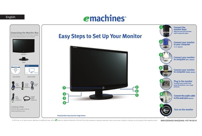eMachines E203H User manual