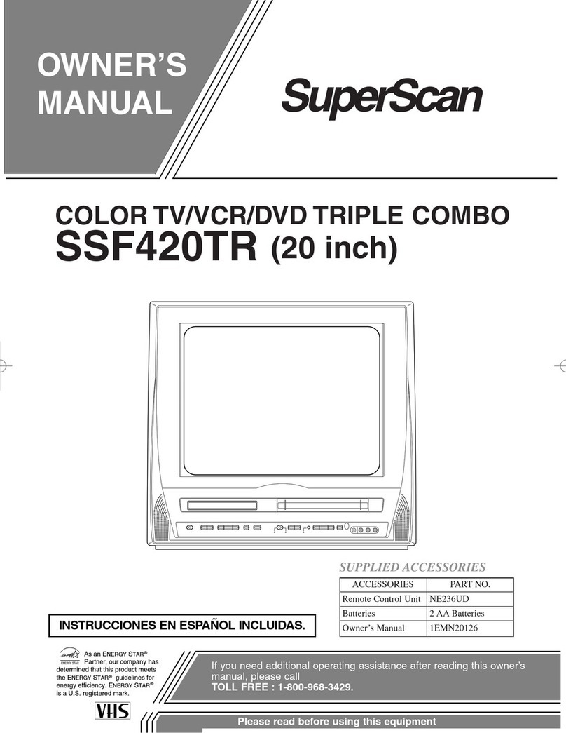 SUPERSCAN SuperScan SSF420TR owner's manual