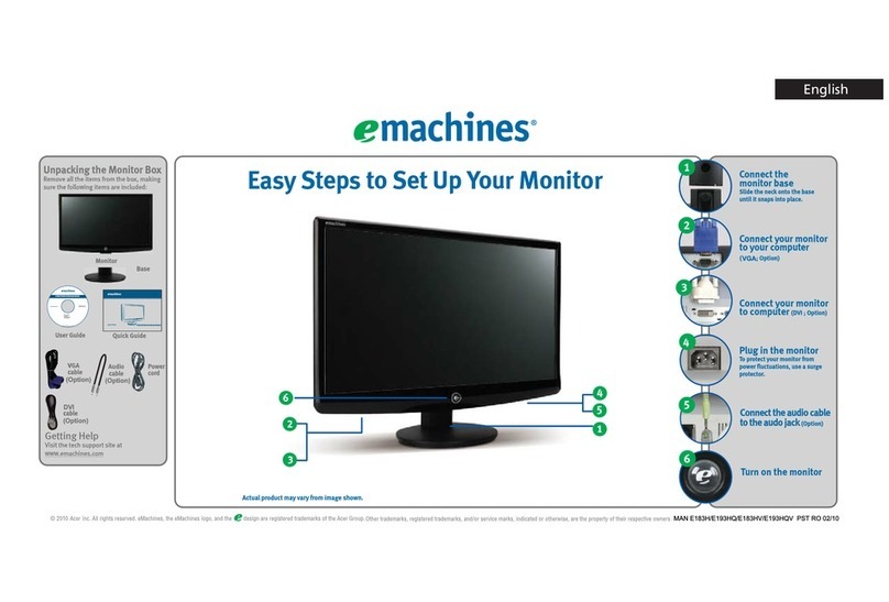 eMachines E183HV Manual