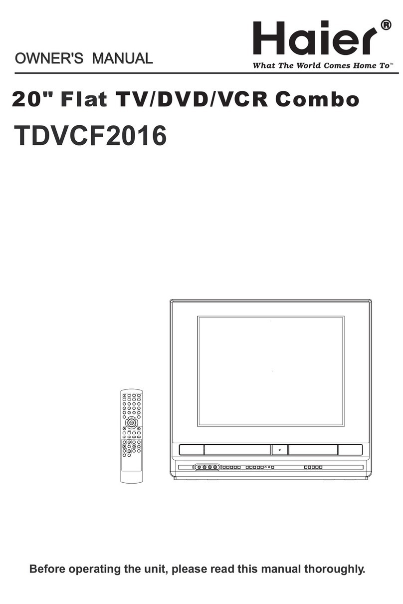 Haier TDVCF2016 User manual