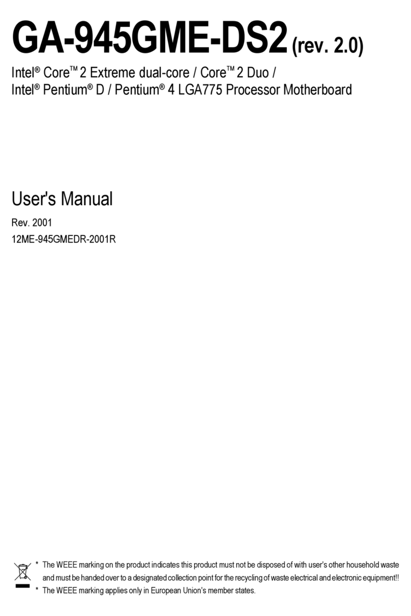 Gigabyte GA-945GME-DS2 user manual