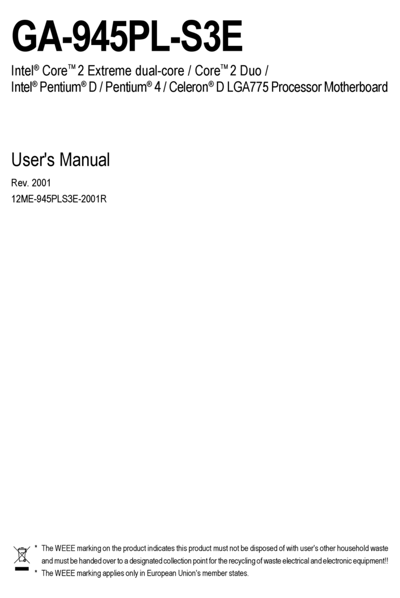 Gigabyte GA-945PL-S3E user manual