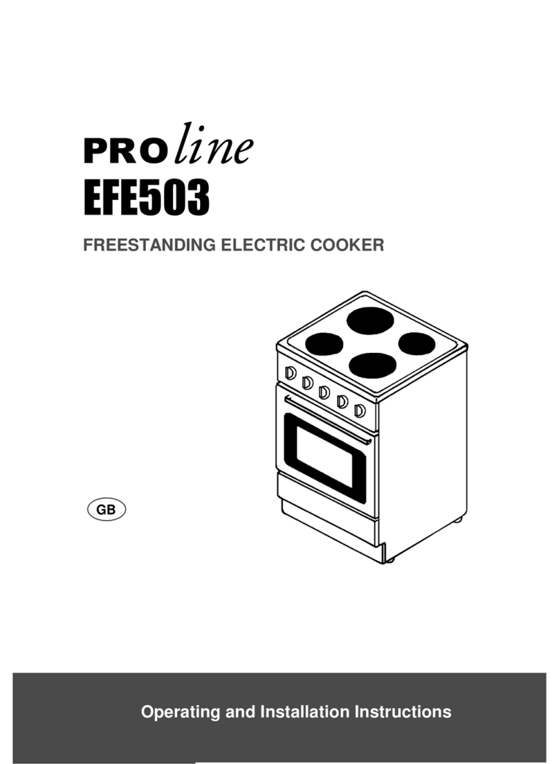 Electrolux PROline EFE503 User manual