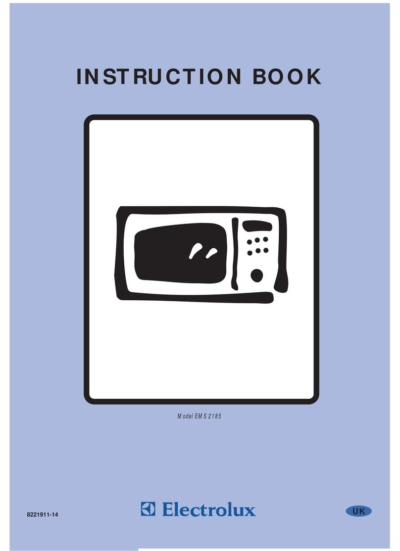 Electrolux EMS 2185 Instruction booklet