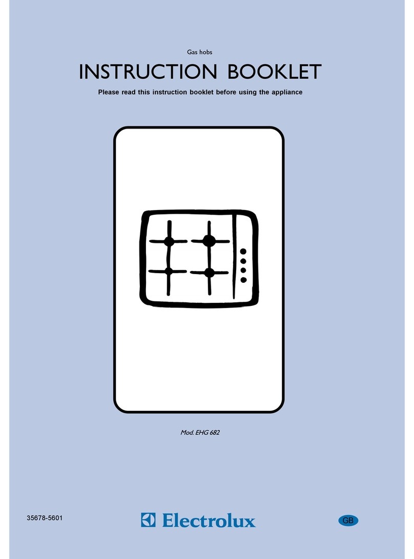 Electrolux EHG682 Series User manual