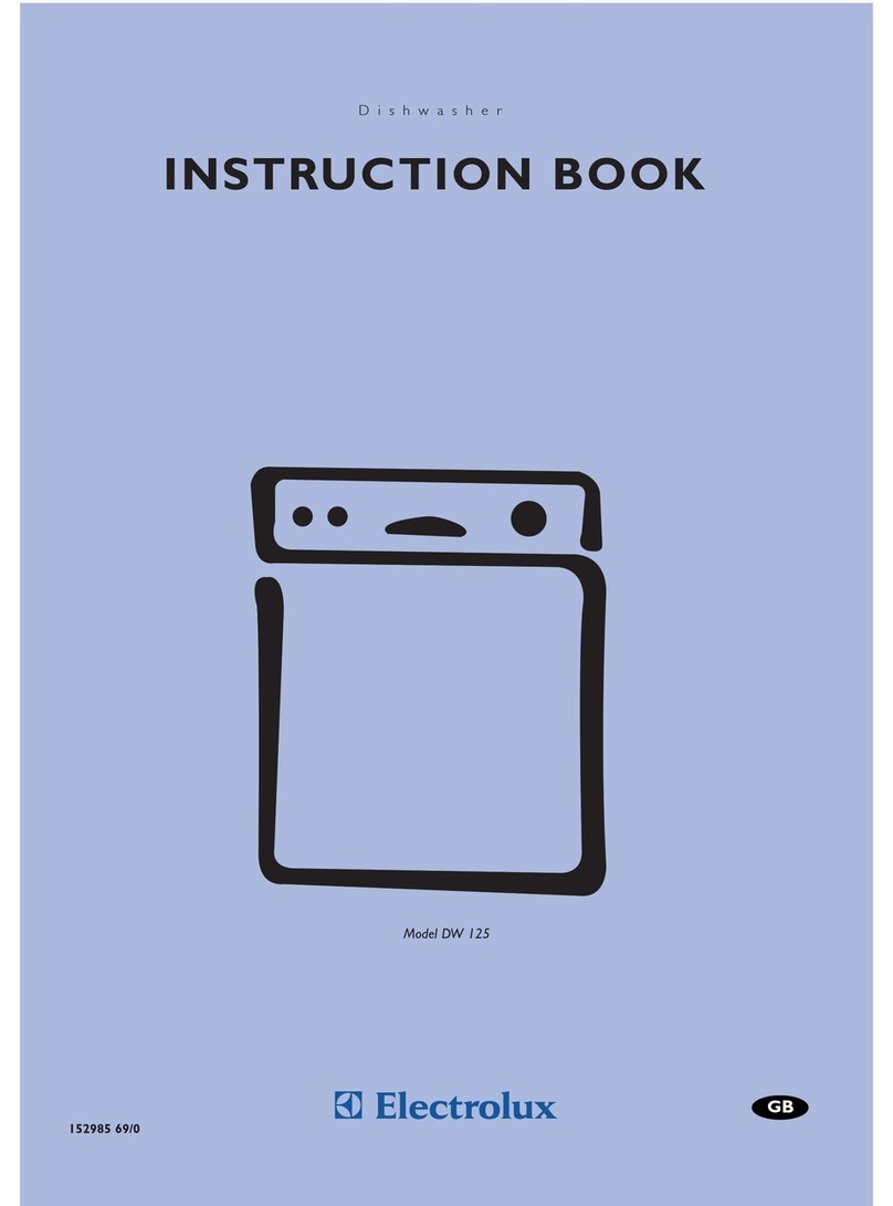 Electrolux DW125 Instruction book