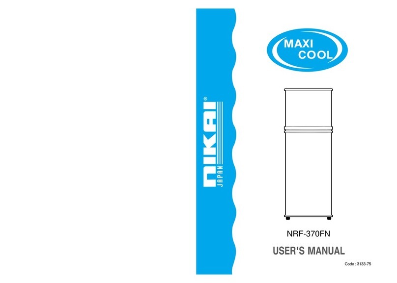 Nikai Maxi Cool NRF-370FN user manual