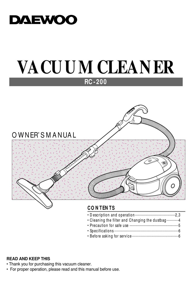Daewoo RC-200 Series User manual Daewoo RC-200 Series User manual