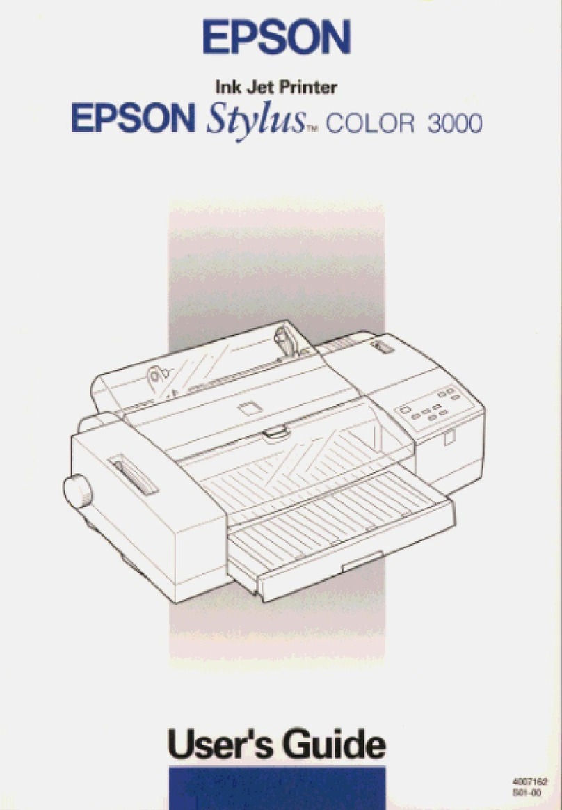 Epson Stylus COLOR 3000 User manual