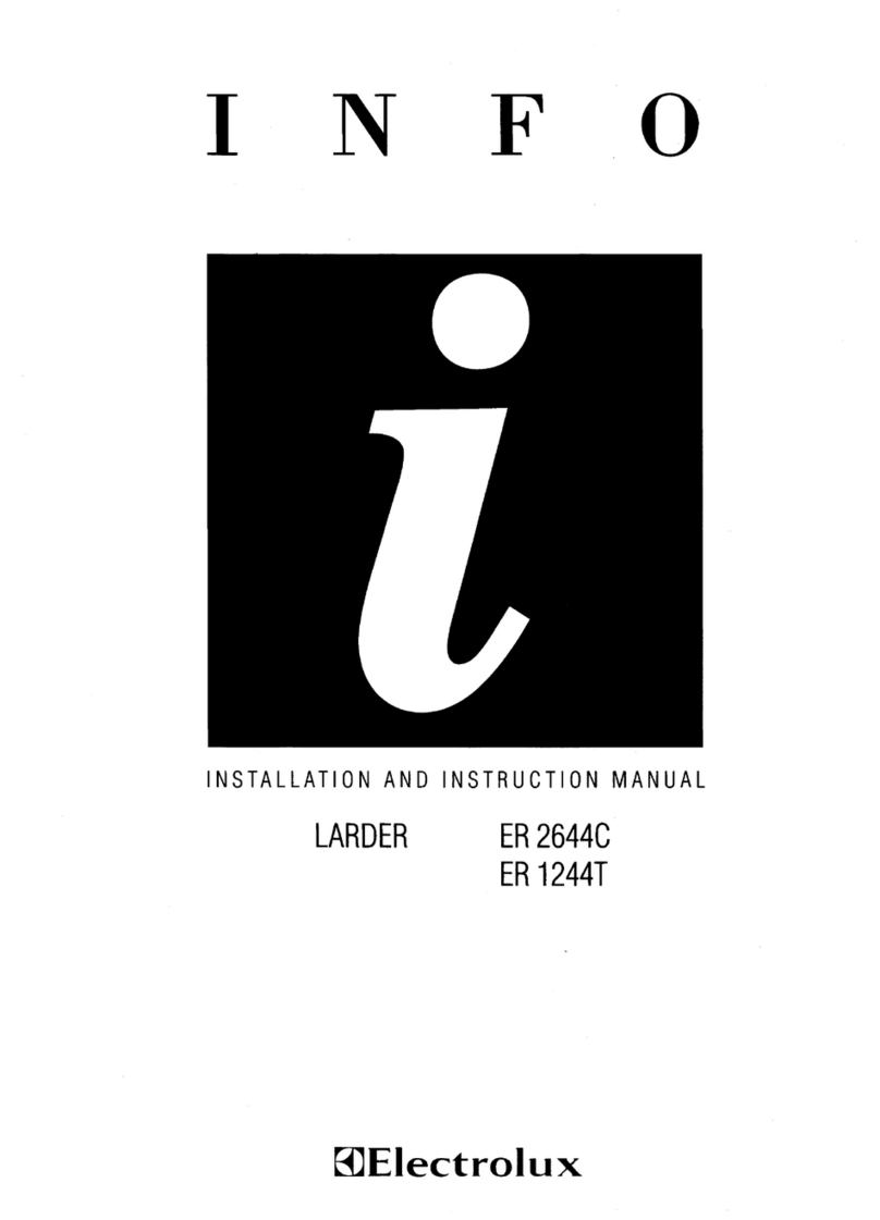 Electrolux ER 2644C Installation and instruction manual
