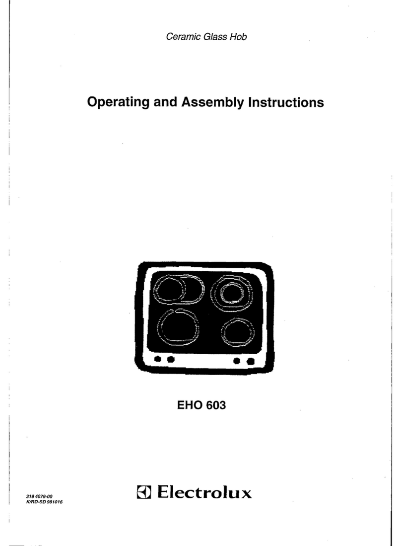 Electrolux EHO 603 K Operating and assembly instructions