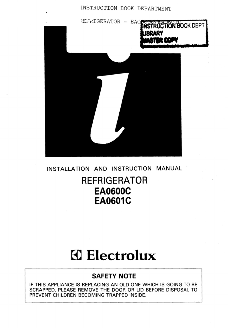 Electrolux EA0601C Quick guide Electrolux EA0601C Quick guide