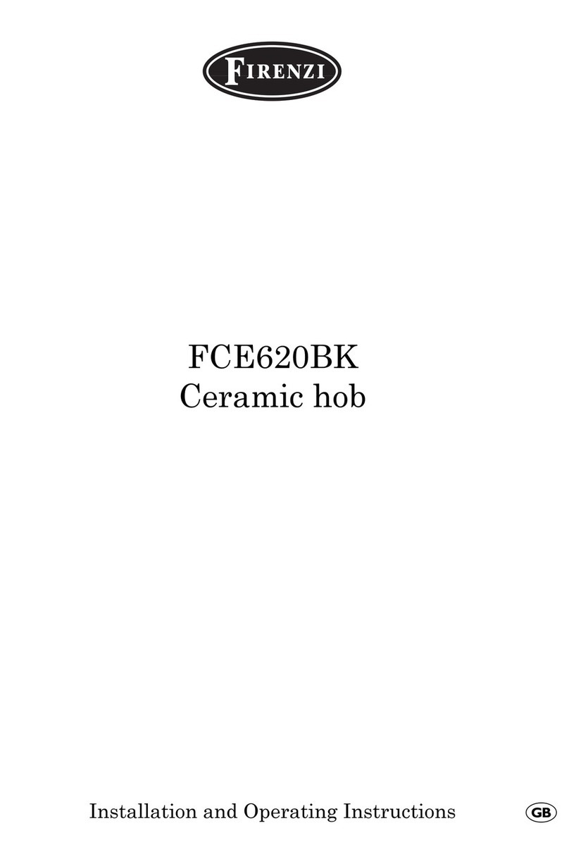 Firenzi FCE620BK Installation and operating instructions Firenzi FCE620BK Installation and operating instructions