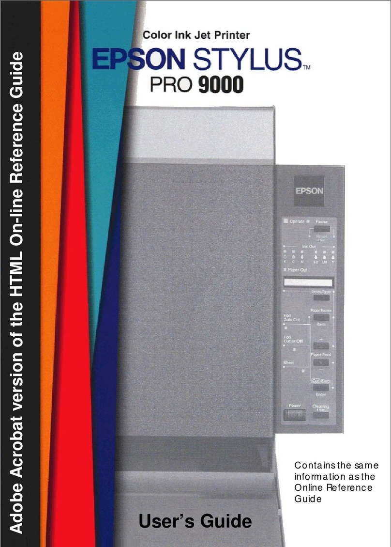 Epson Stylus Pro 9000 - Print Engine user guide