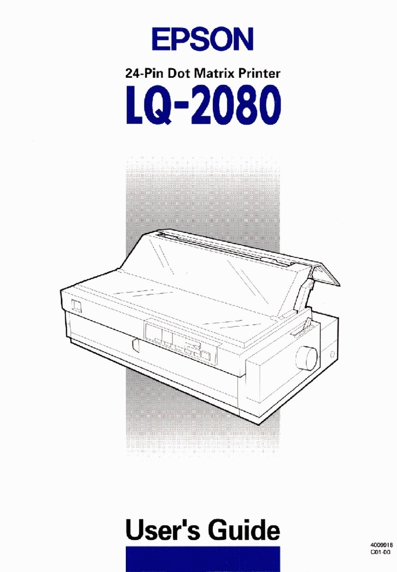 Epson LQ-2080 User manual