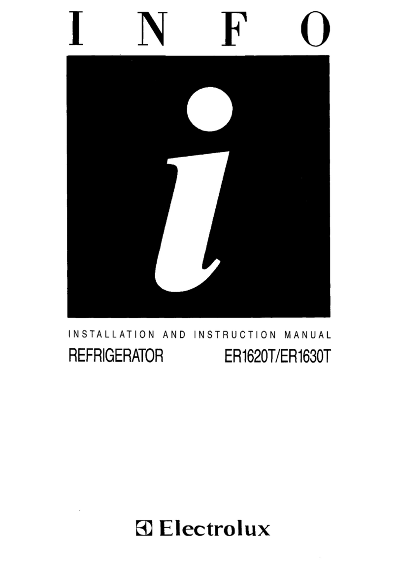 Electrolux ER1620T Installation and instruction manual
