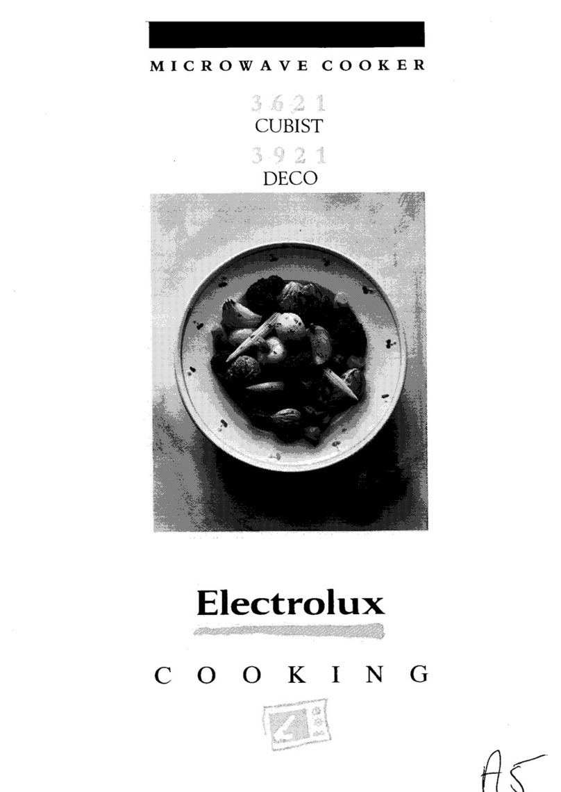 Electrolux 3621 CUBIST User manual