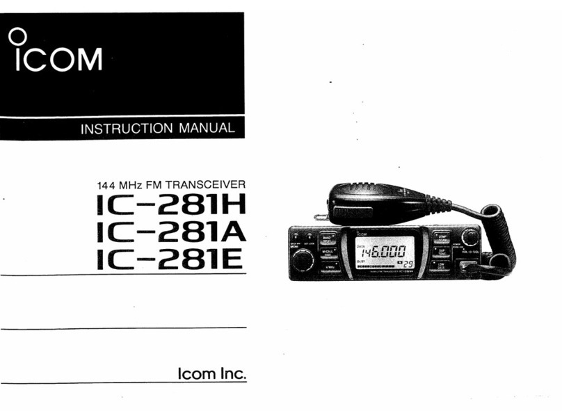 Icom IC-281A User manual