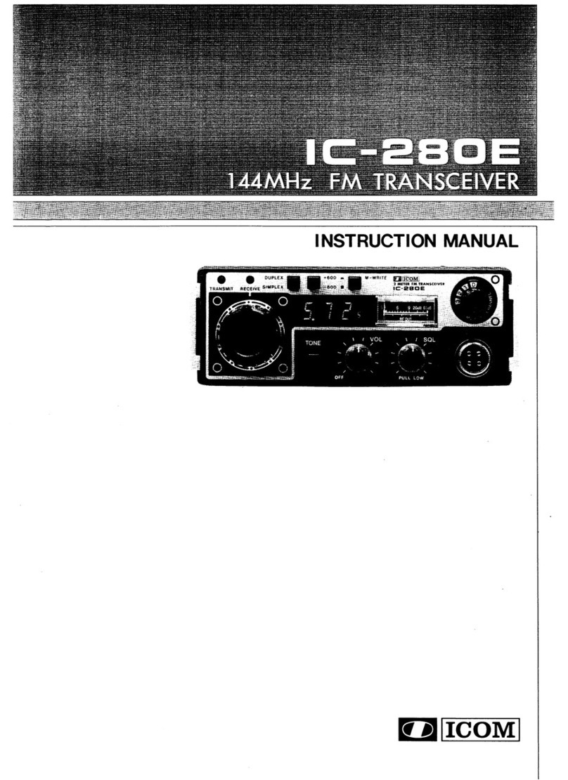 Icom IC-280E instruction manual