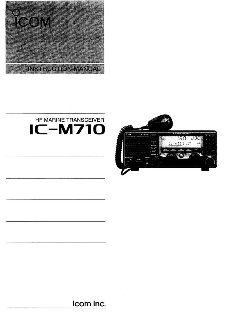 Icom IC-M710 User manual
