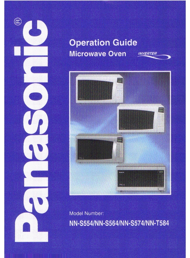 Panasonic NN-S554 User manual