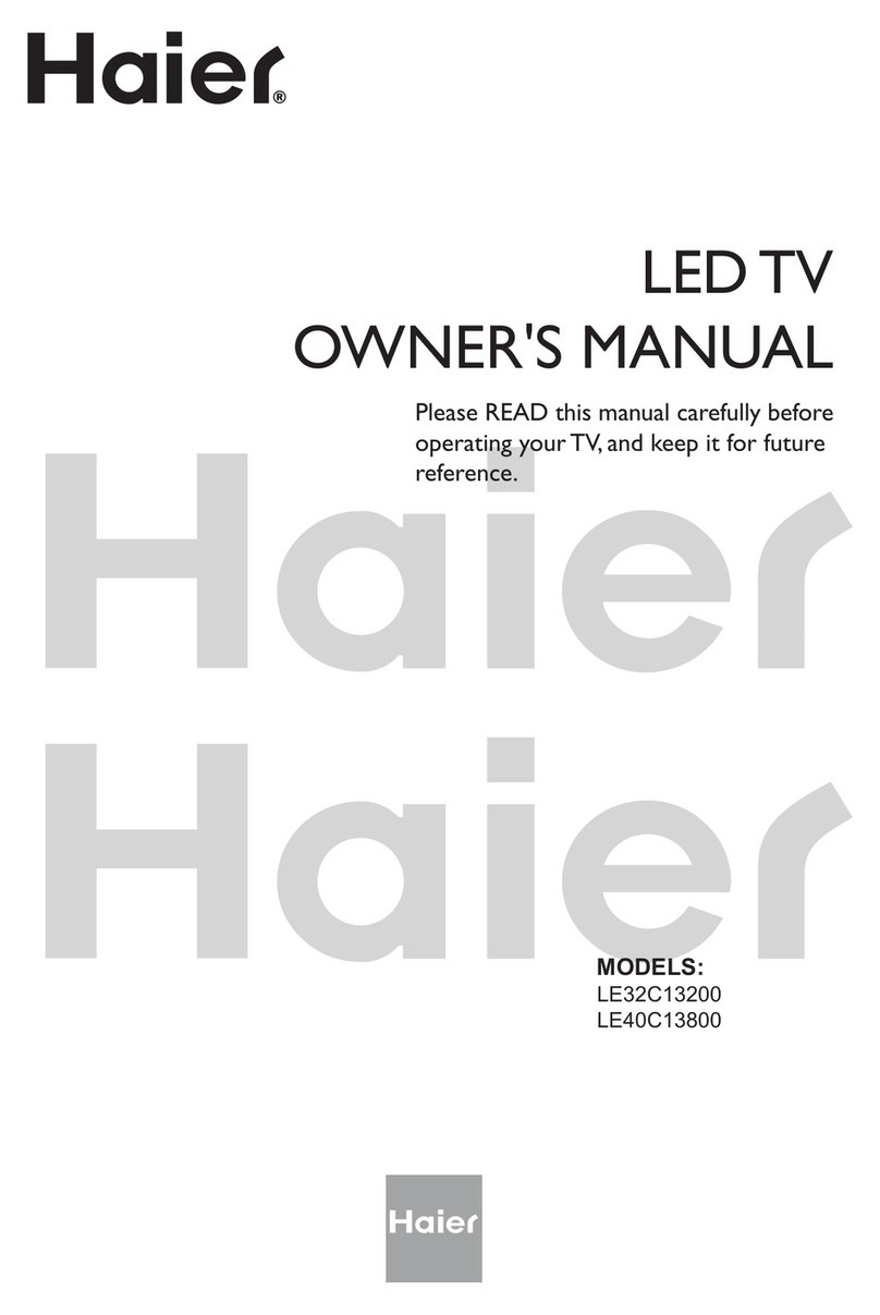 Haier LE32C13200 User manual