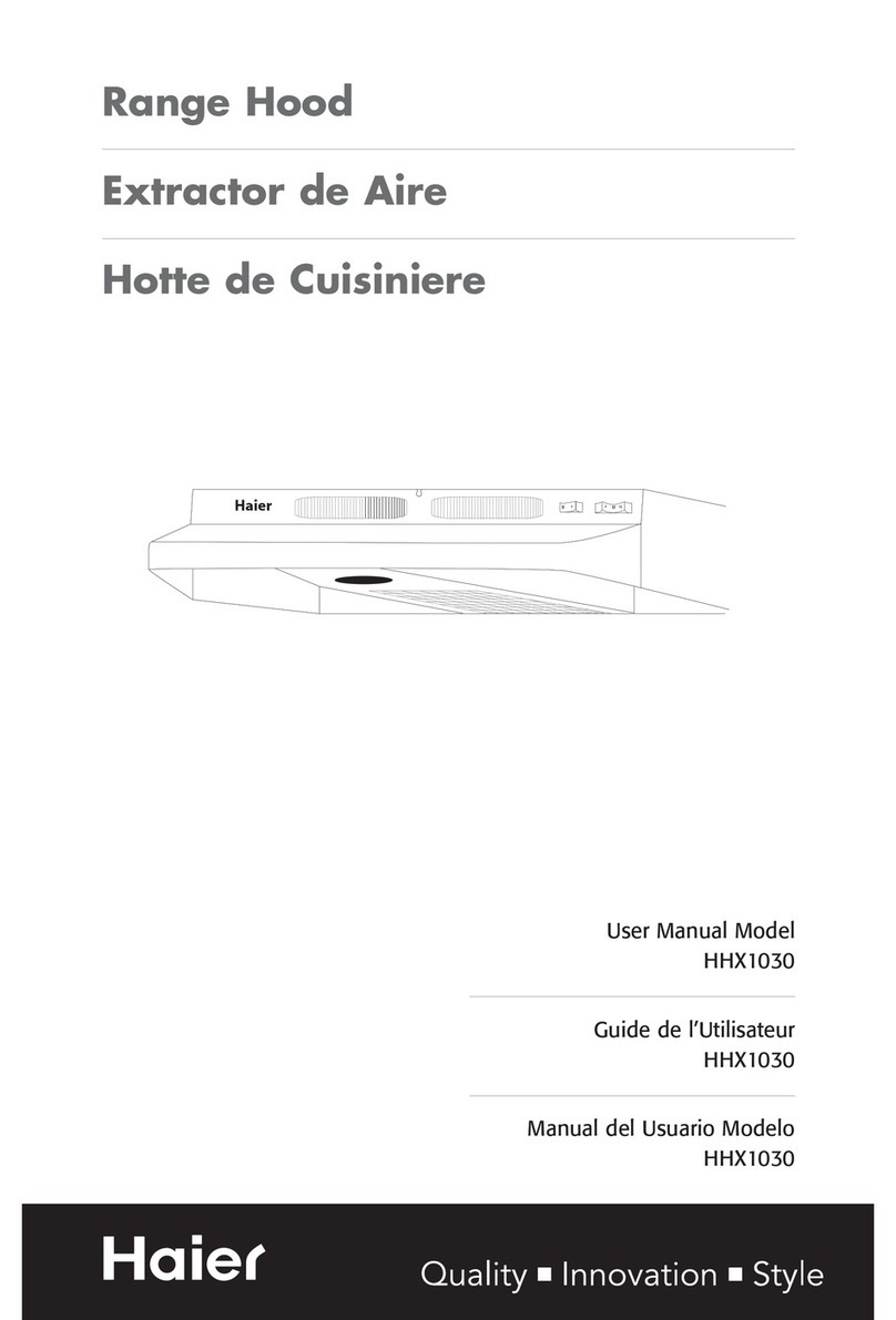 Haier HHX1030 User manual Haier HHX1030 User manual