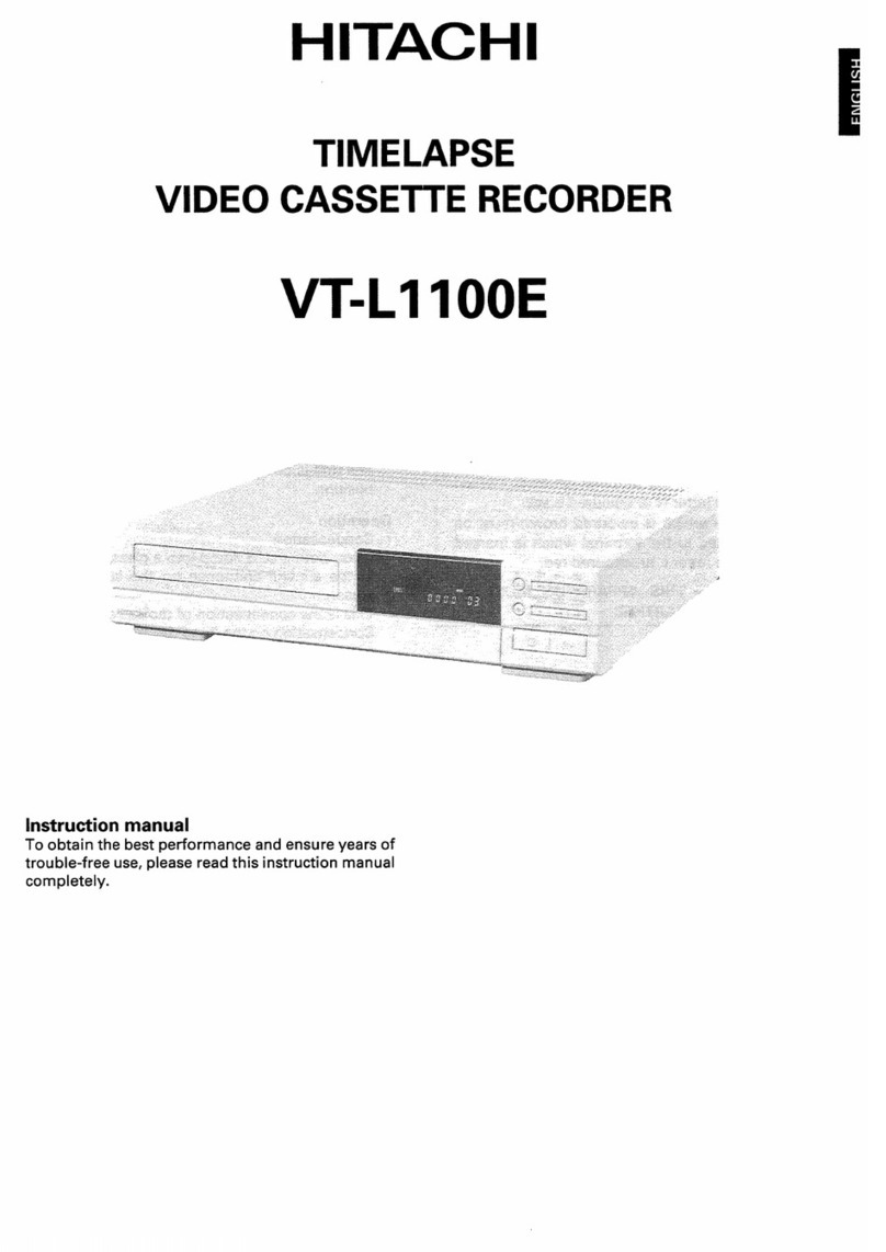 Hitachi VTL1100E User manual