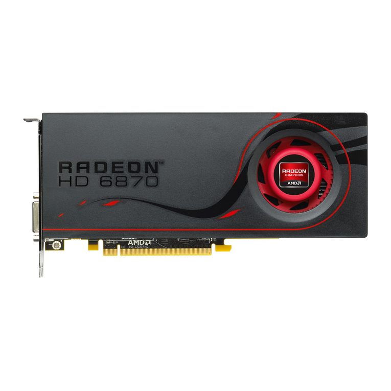 AMD Radeon HD 6850 User manual