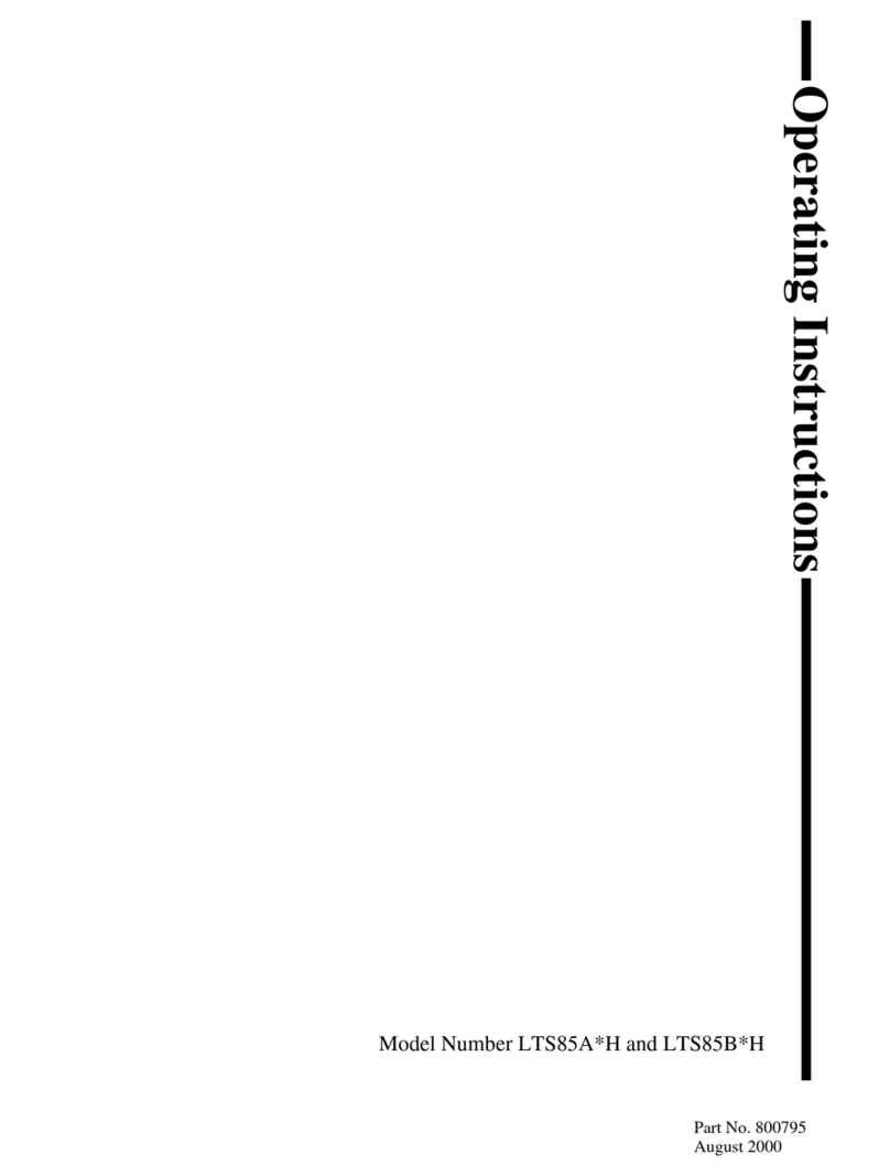 Alliance Laundry Systems 800795 operating instructions