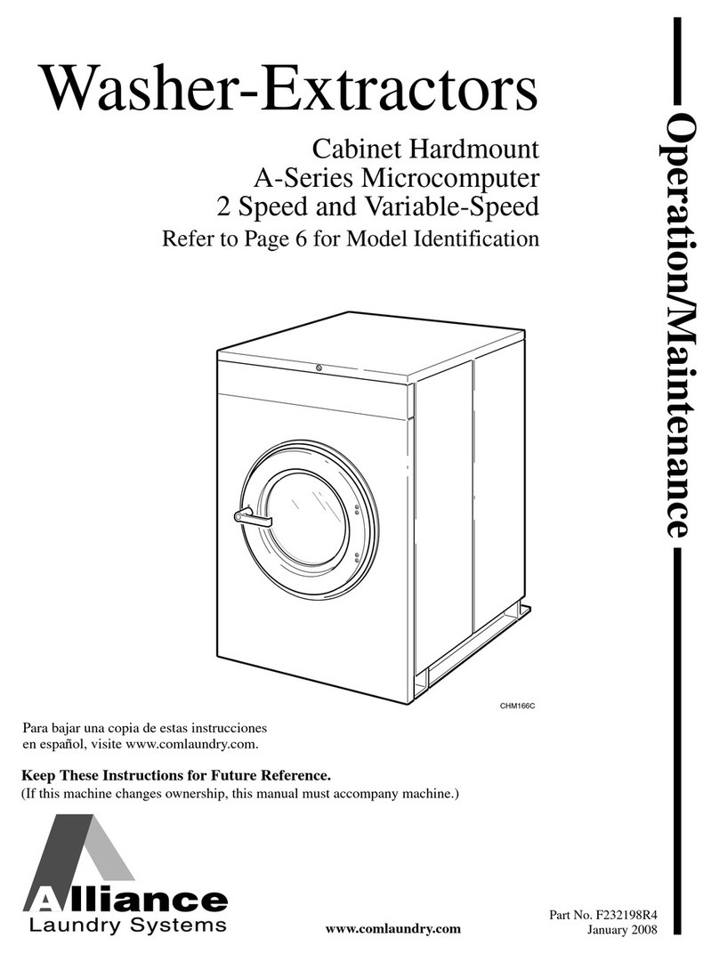 Alliance Laundry Systems F232198R4 Troubleshooting guide Alliance Laundry Systems F232198R4 Troubleshooting guide