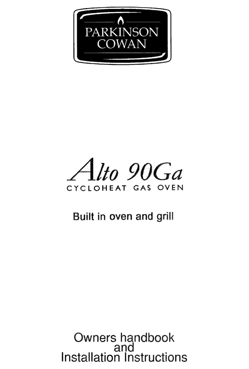 Parkinson Cowan Alto 90Ga Owners handbook and installation instructions