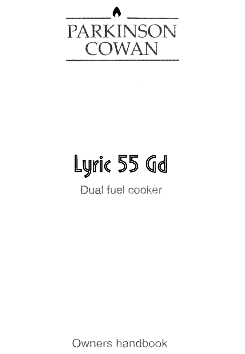 Parkinson Cowan Lyric 55 Gd Owner's handbook