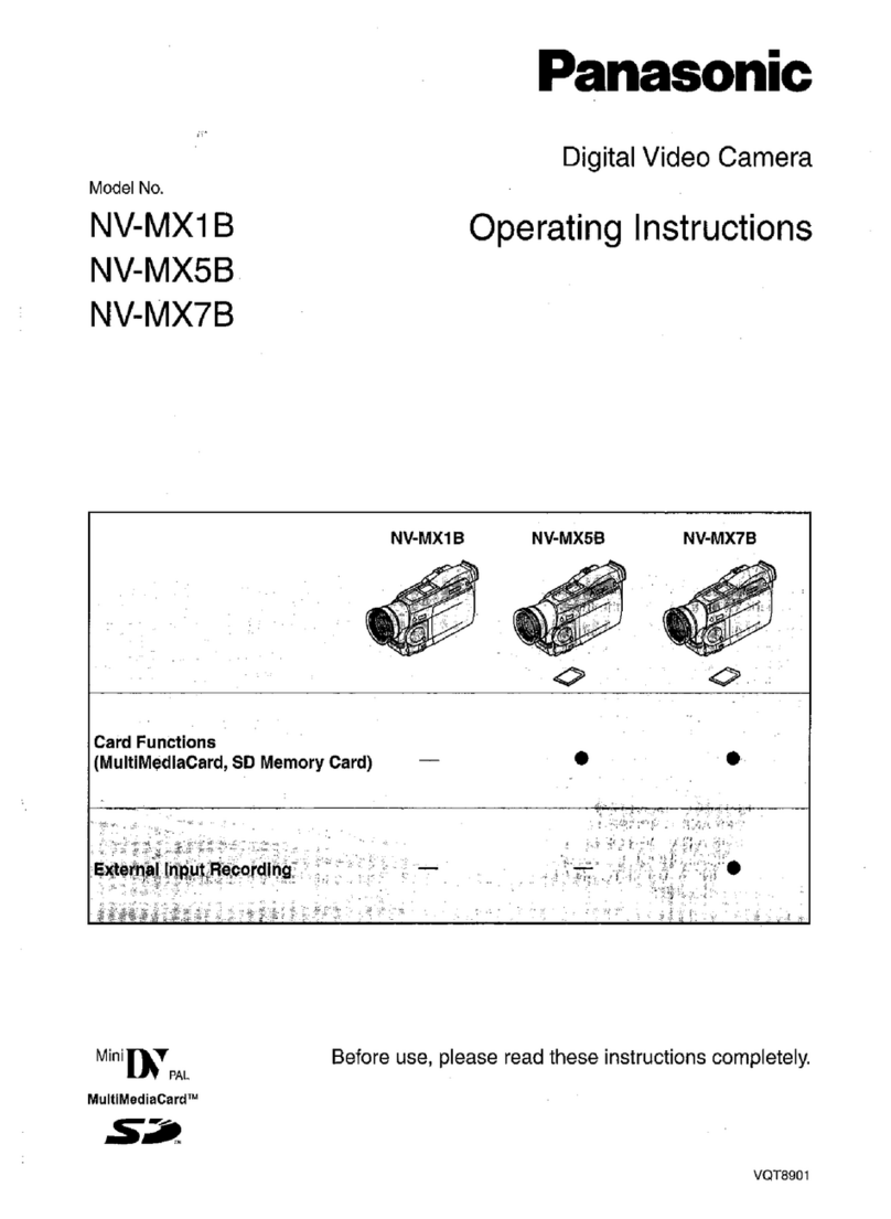 Panasonic NV-MX7B User manual Panasonic NV-MX7B User manual