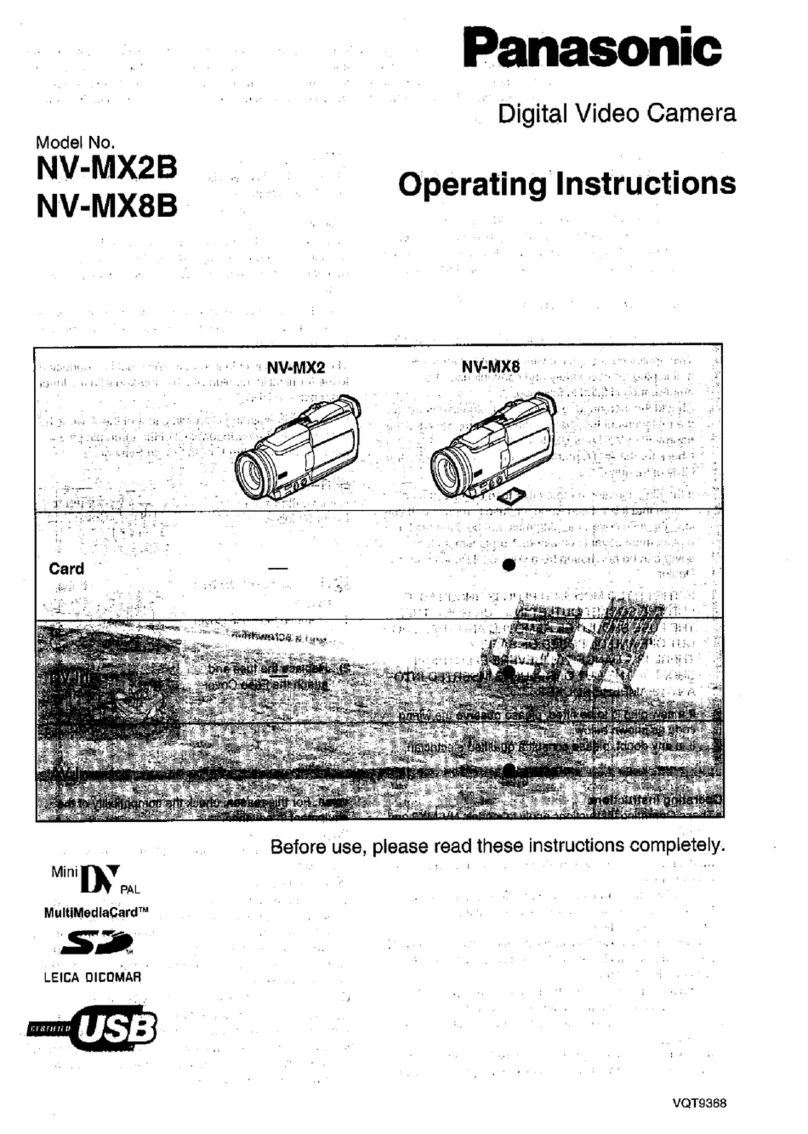 Panasonic MV-MX2B User manual