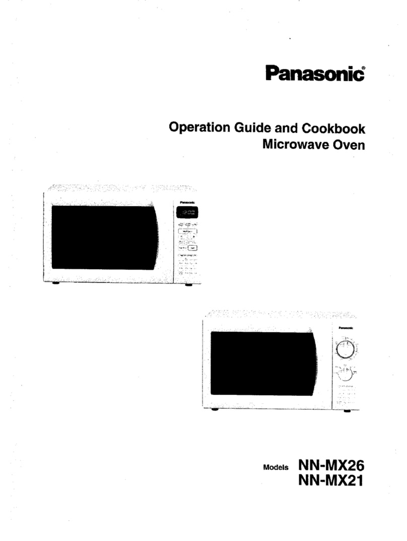 Panasonic NN-MX26 User manual