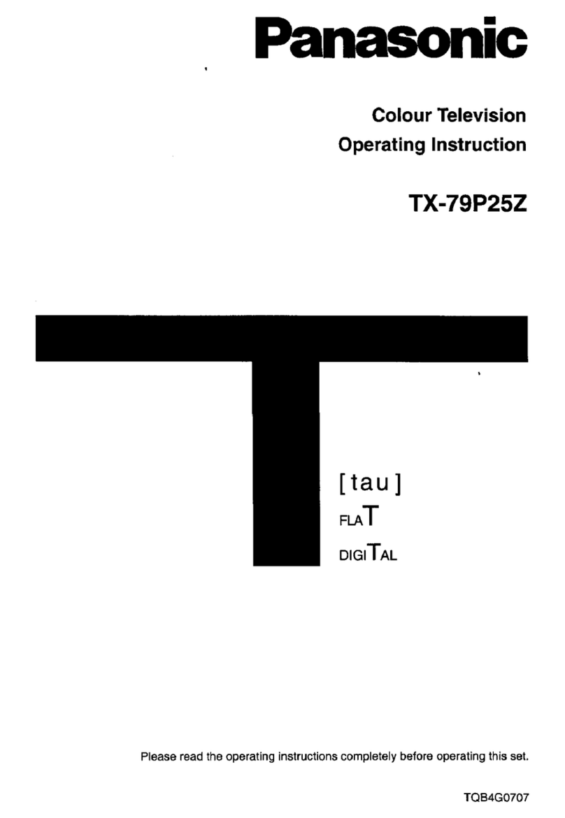 Panasonic TX-79P25Z operating instructions