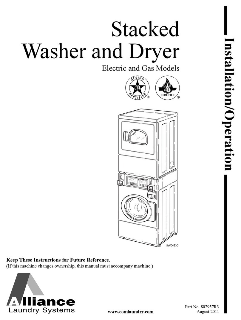 Alliance Laundry Systems 802957R3 Guide