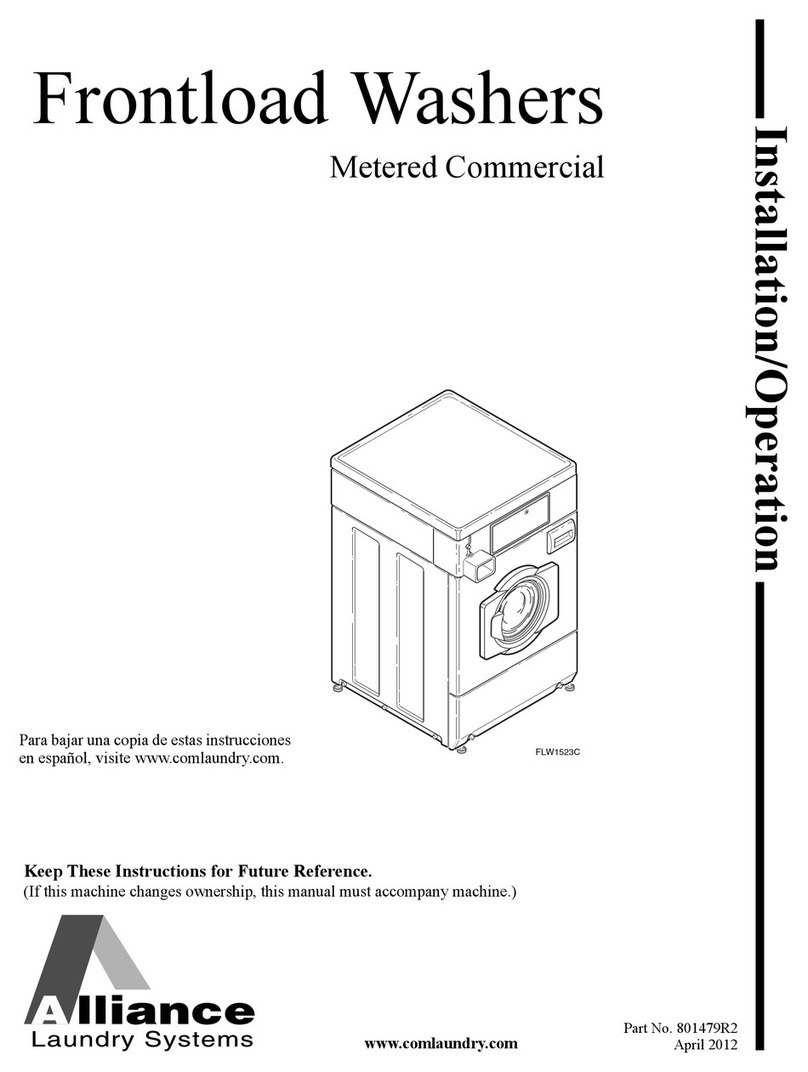 Alliance Laundry Systems 801479R2 Guide