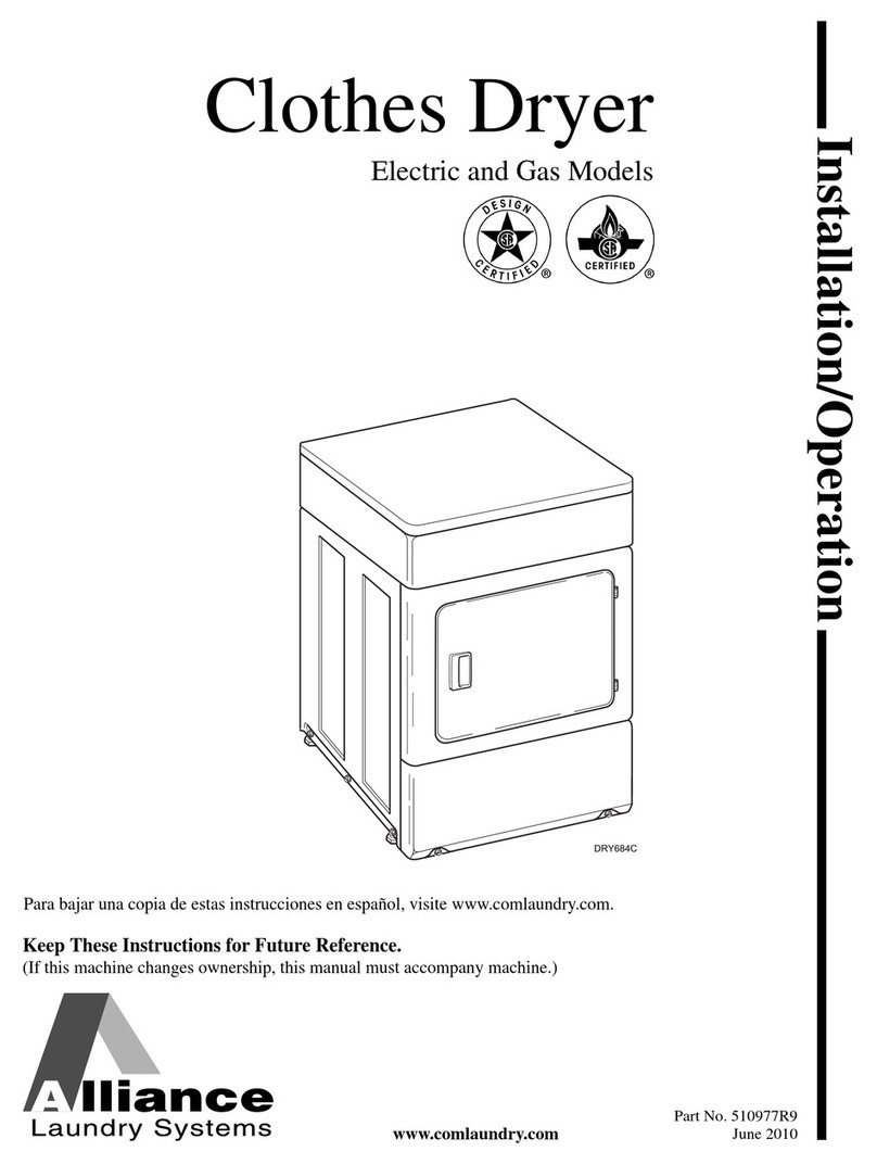 Alliance Laundry Systems 510977R9 Guide