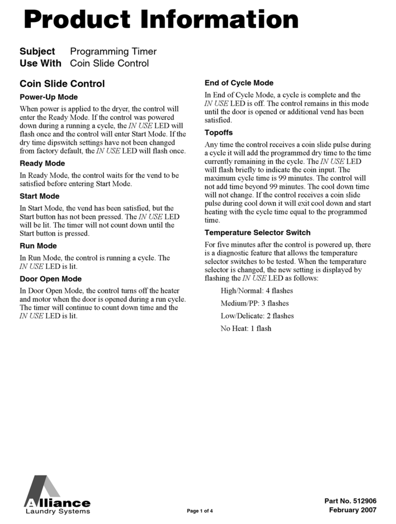 Alliance Laundry Systems 512906 Product information
