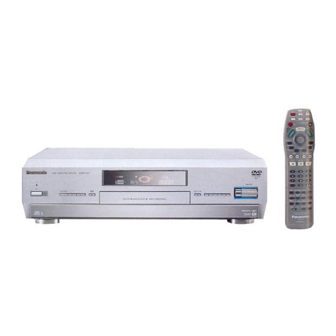 Panasonic DMRE20 - DVD VIDEO RECORDER User manual
