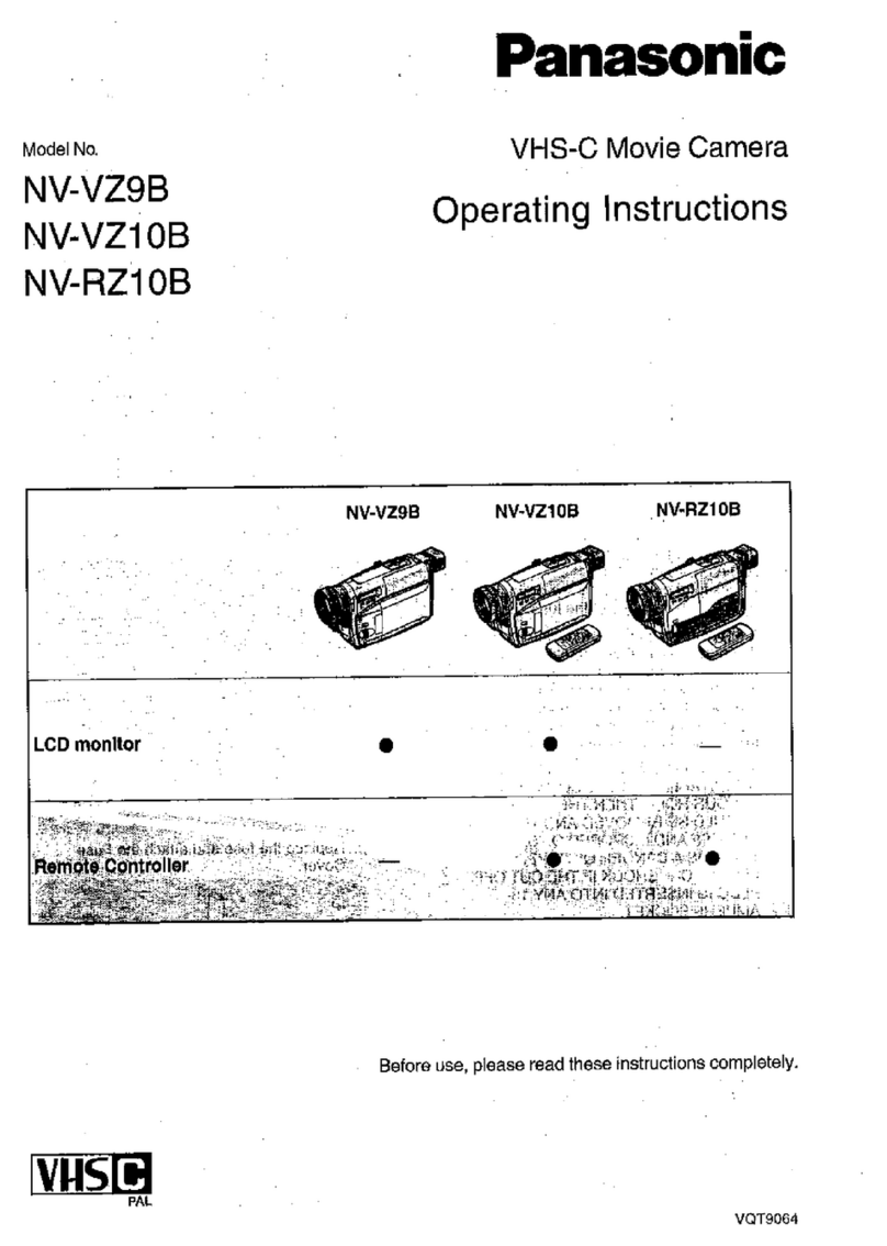 Panasonic NV-RZ10B operating instructions