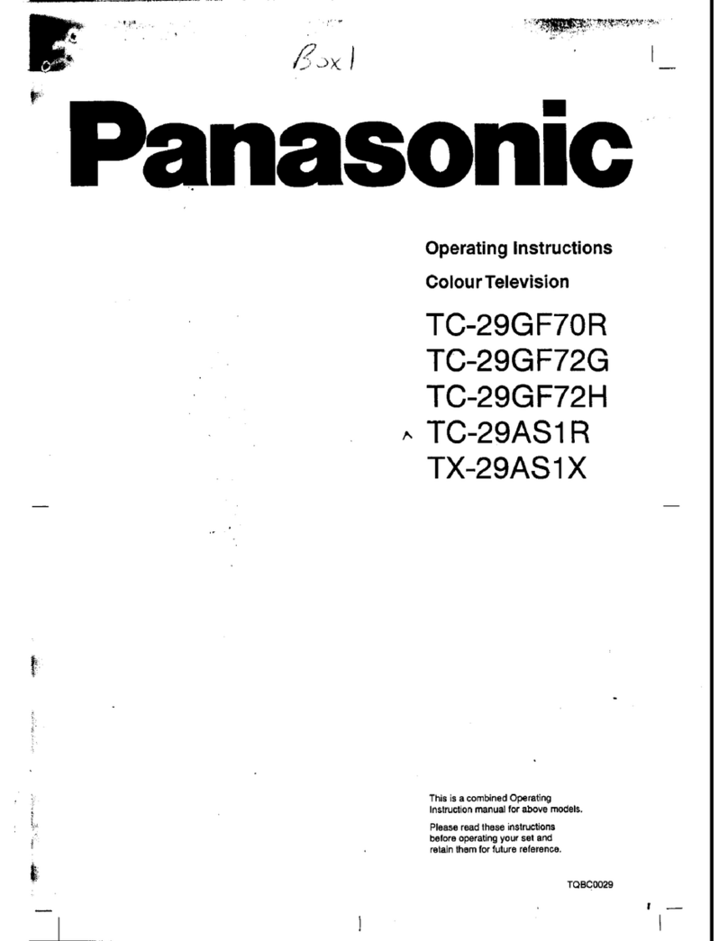 Panasonic TC-29AS1R User manual