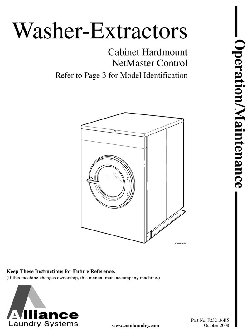 Alliance Laundry Systems F232136R5 operation & maintenance